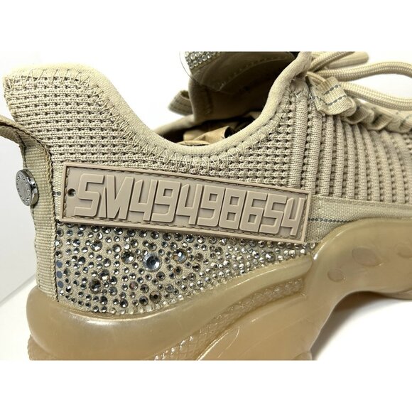 Steve Madden SM NY 90 Rhinestone Sneakers SM49498654 Women’s 9 M Blush MAXIMA - Picture 10 of 15